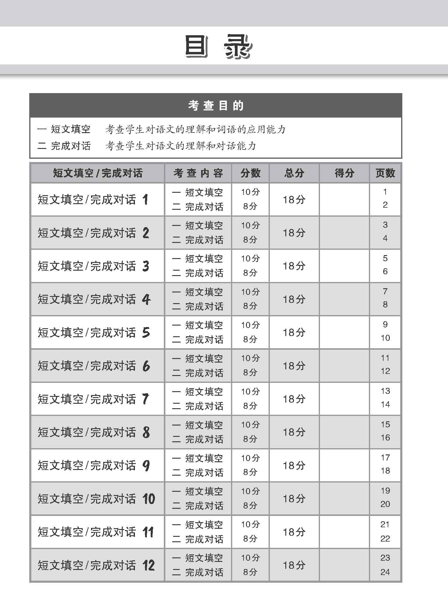 会考满分冲刺 PSLE华文短文填空 完成对话 / PSLE Chinese Cloze Passages and Dialogue Completion - Image 3