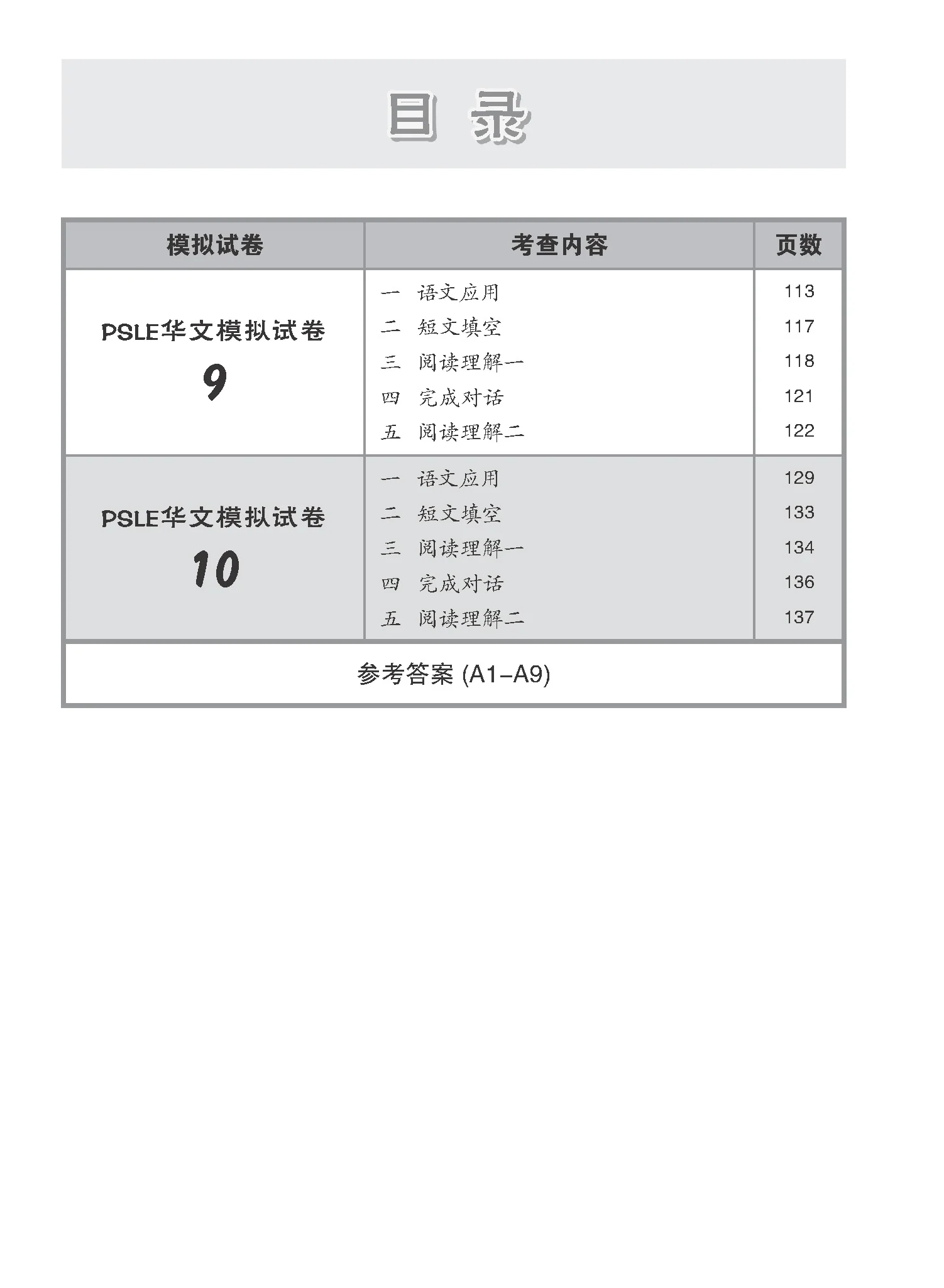 会考满分冲刺 PSLE华文模拟试卷 / PSLE Chinese Trial Examination Papers - Image 5