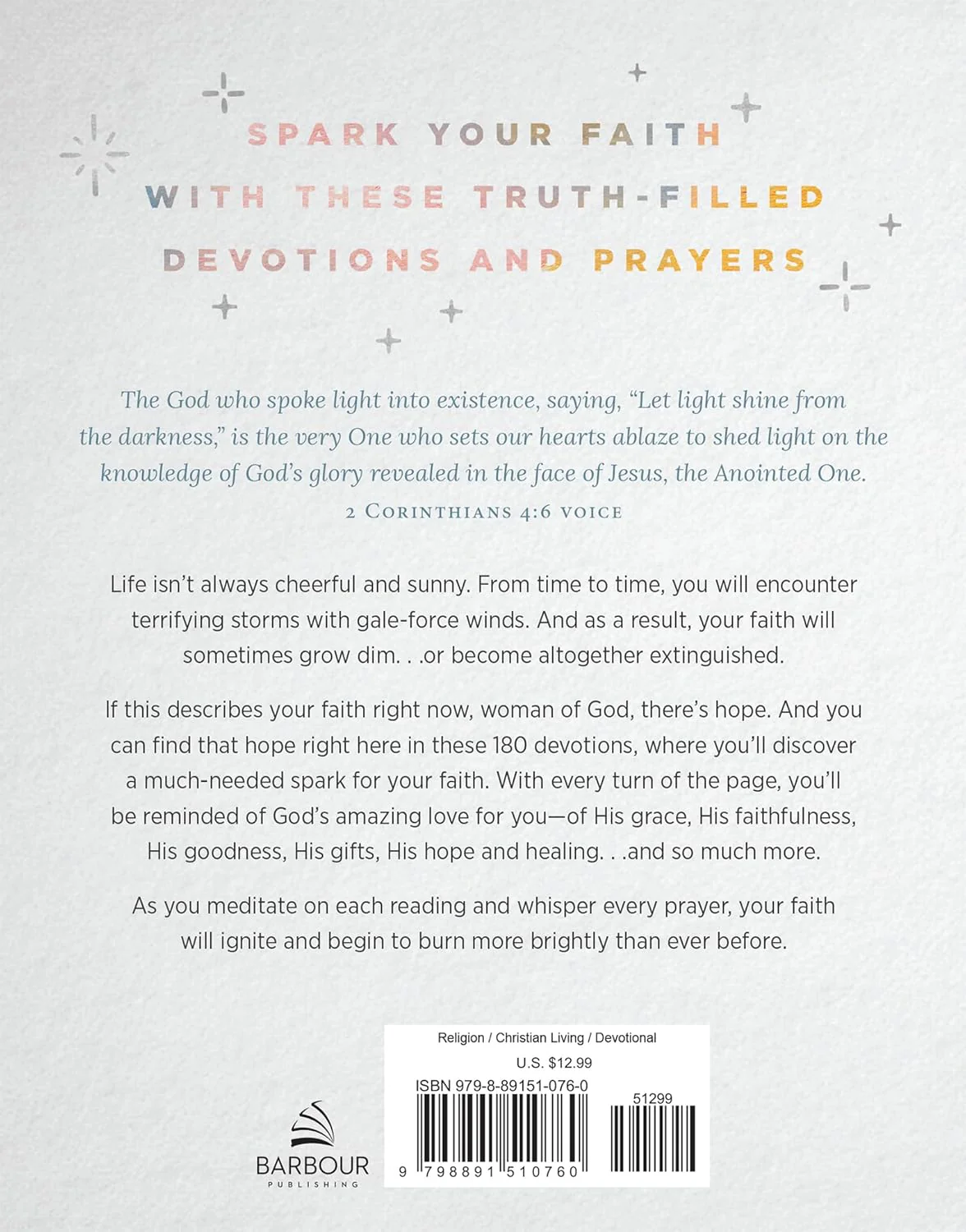 180 Devotions to Spark Your Faith: Abundant Inspiration for Women (Paperback) - Image 2