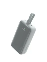 Aukey PB-Y61 Spark Sling 30W 10000mAh Mini Portable Fast Charging Power Bank w Built-in Type C Cable - Light Green