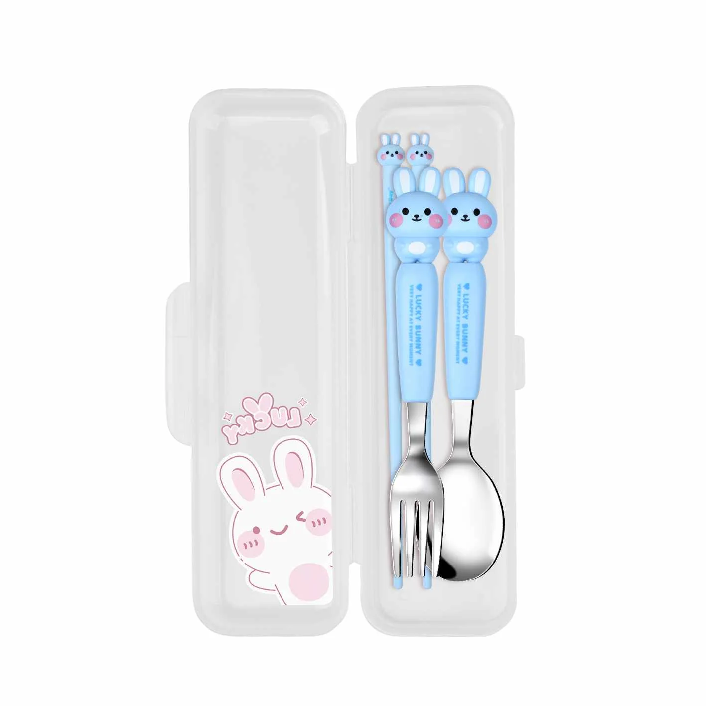 3IN1 CUTLERY SET RABBIT DCS2067CSK - Image 3