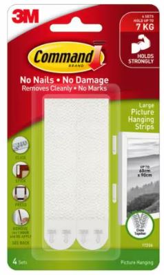3M COMMAND LARGE PICTURE HANG STRIP 17206 - Image 2