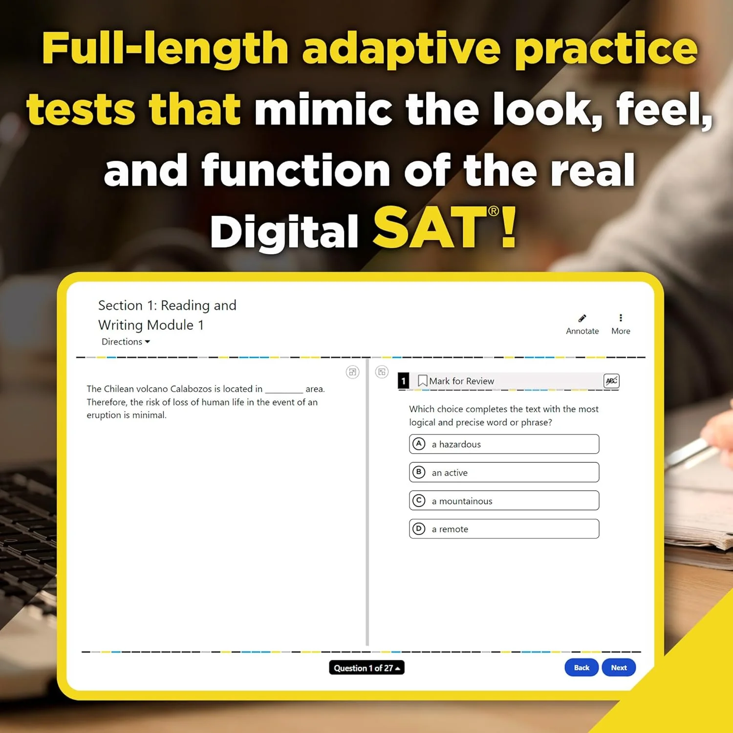 6 Practice Tests for the Digital SAT, 2026: In-Book + Online Practice Tests for Your Top Score (2026) (College Test Preparation) - Image 3