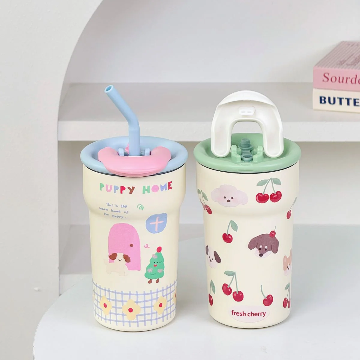 690Ml Thermal Mug With Straw - Image 2