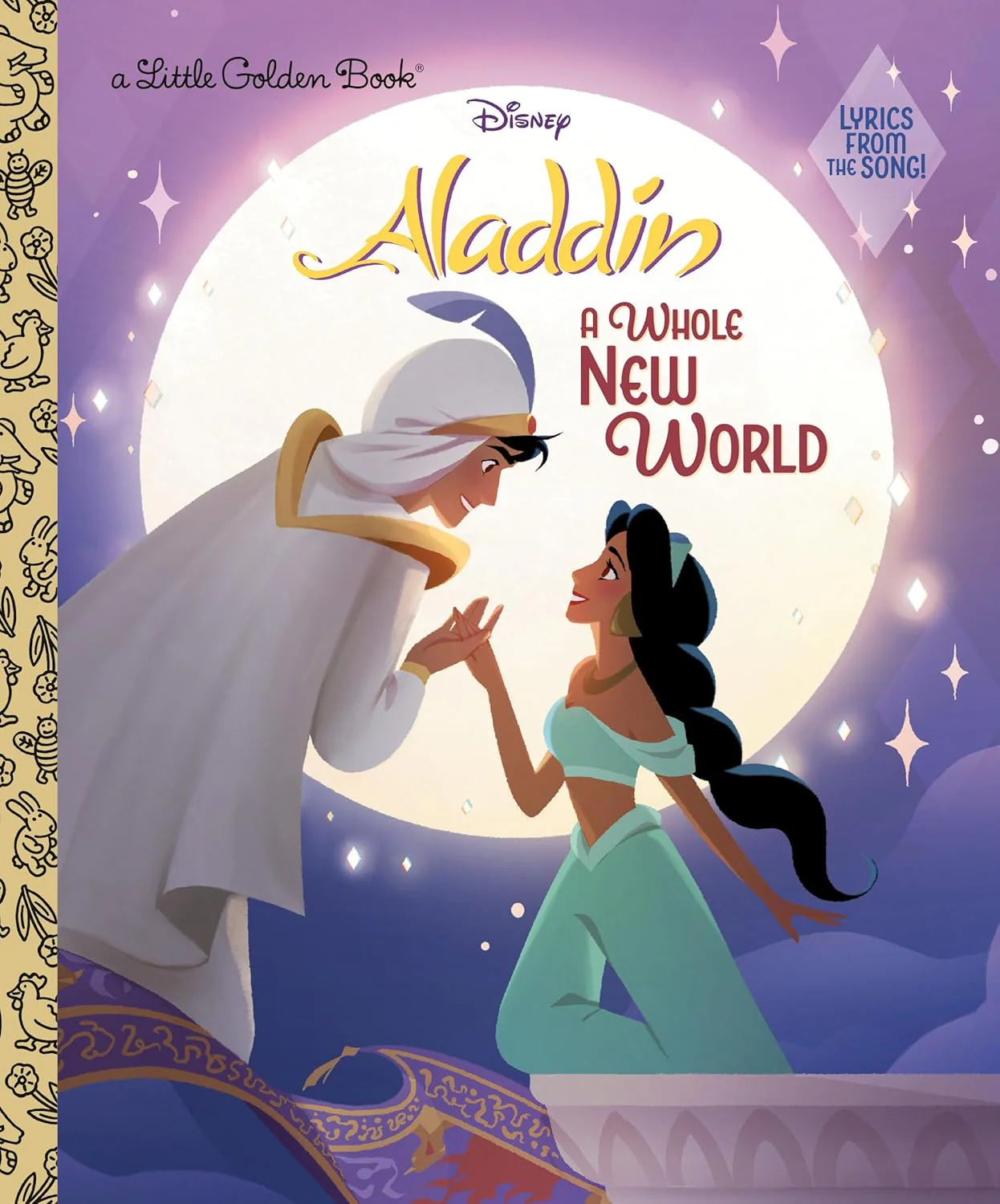 A Whole New World (Disney Aladdin) (Little Golden Book) Hardcover