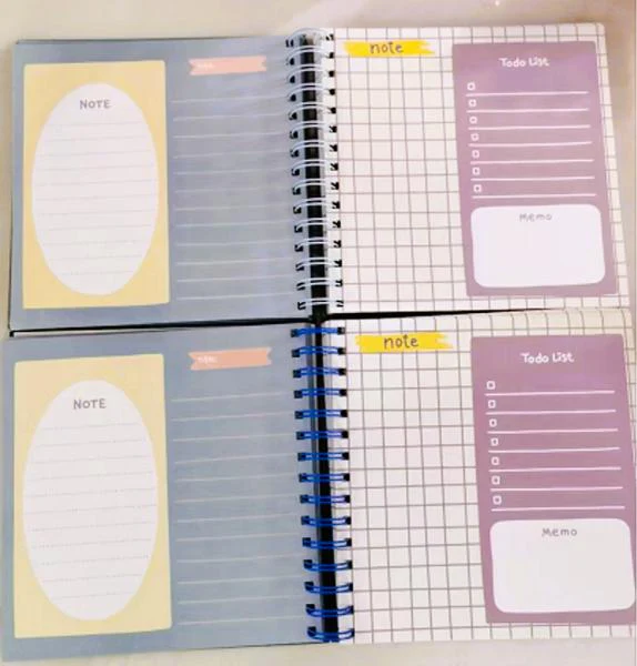 A5 Hard Spiral Planner Notebook Sleep - Image 3