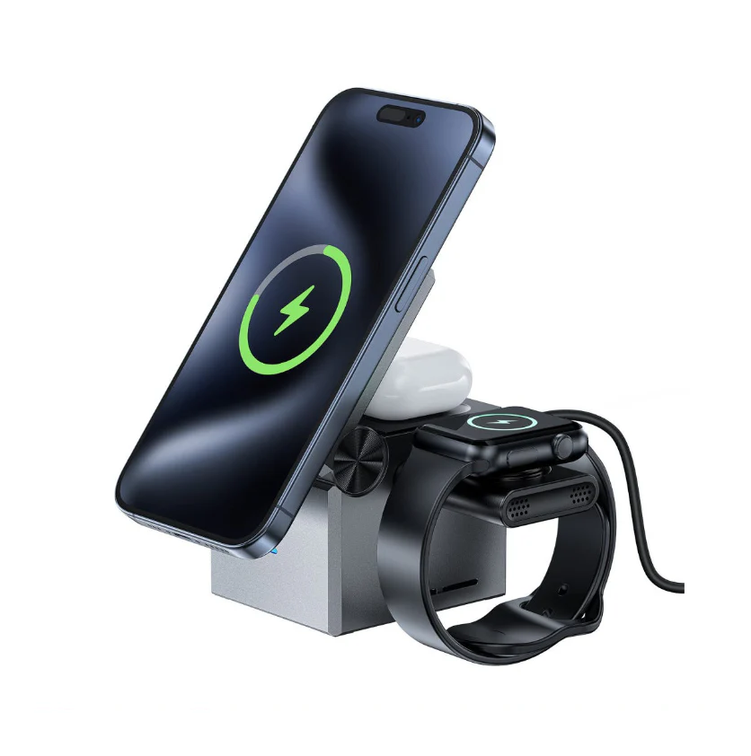 AceFast E18 Rubik’s Cube 3-in-1 Wireless Charging Holder - Image 2