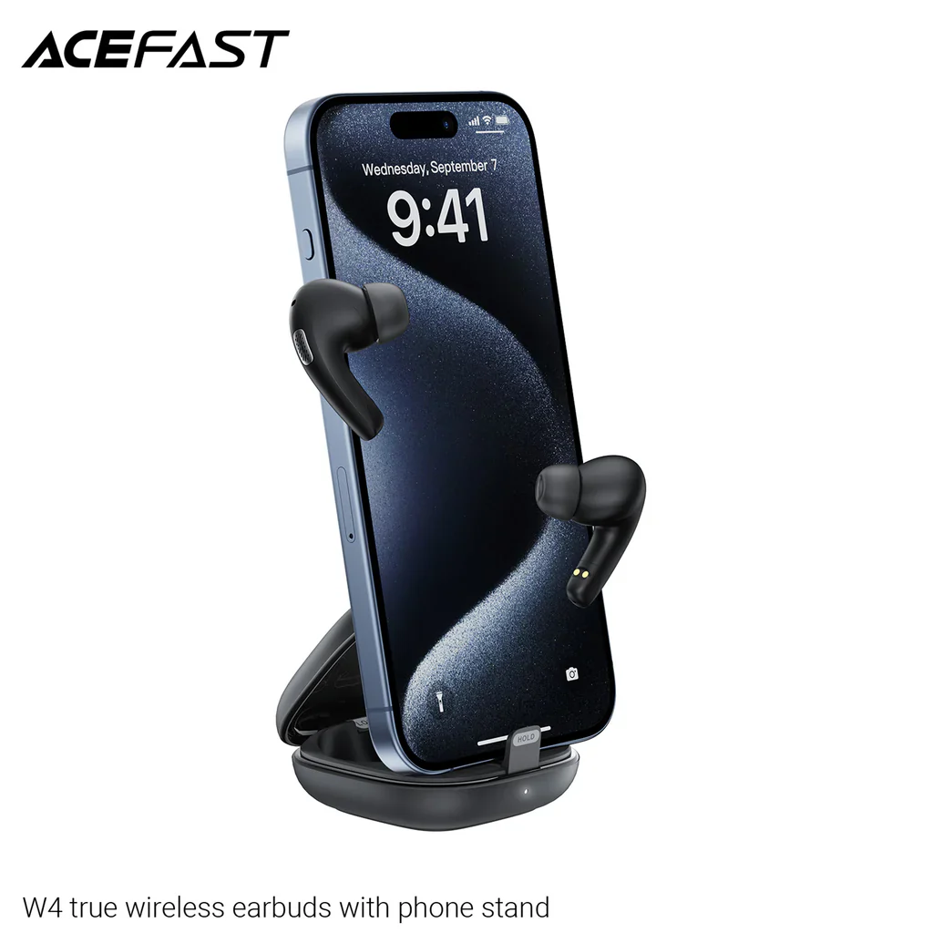 Acefast W4 True Wireless Earbuds With Phone Stand - Image 3