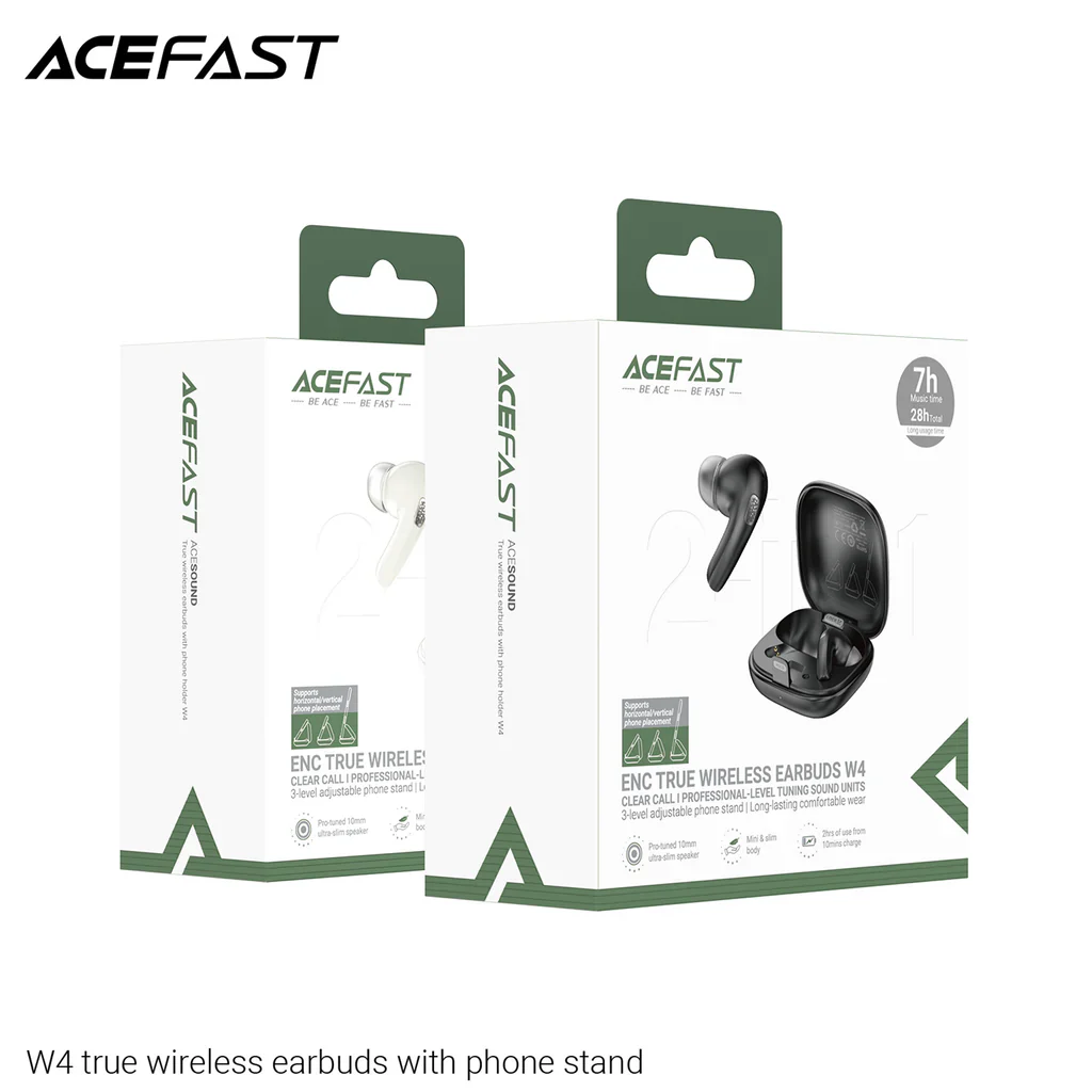 Acefast W4 True Wireless Earbuds With Phone Stand - Image 5