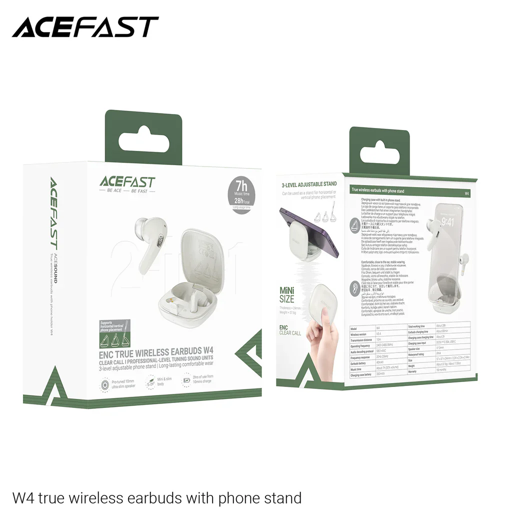 Acefast W4 True Wireless Earbuds With Phone Stand - Image 9