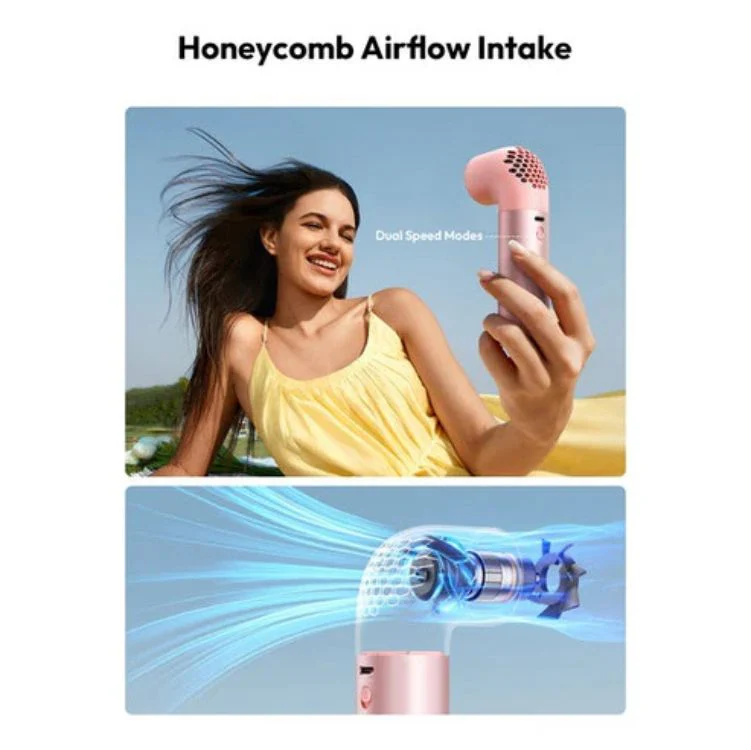 Aecooly Aero Pro Portable Handheld Fan 3500MAH - Gold - Image 8