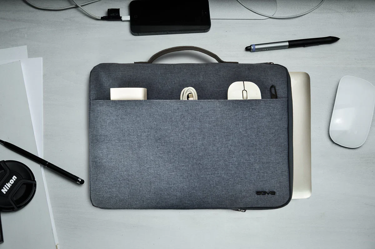 Agva SLV387 14.1" Tahoe Laptop Sleeve (Blue) - Image 4