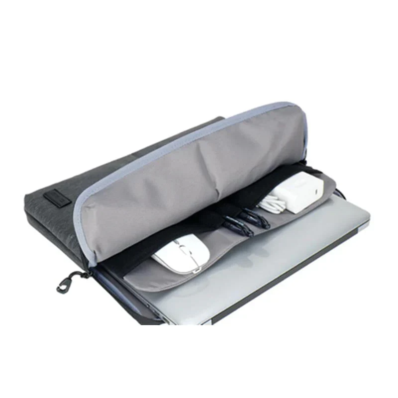 Agva SLV393 14.1" Modular Laptop Sleeve - Dark Grey - Image 2