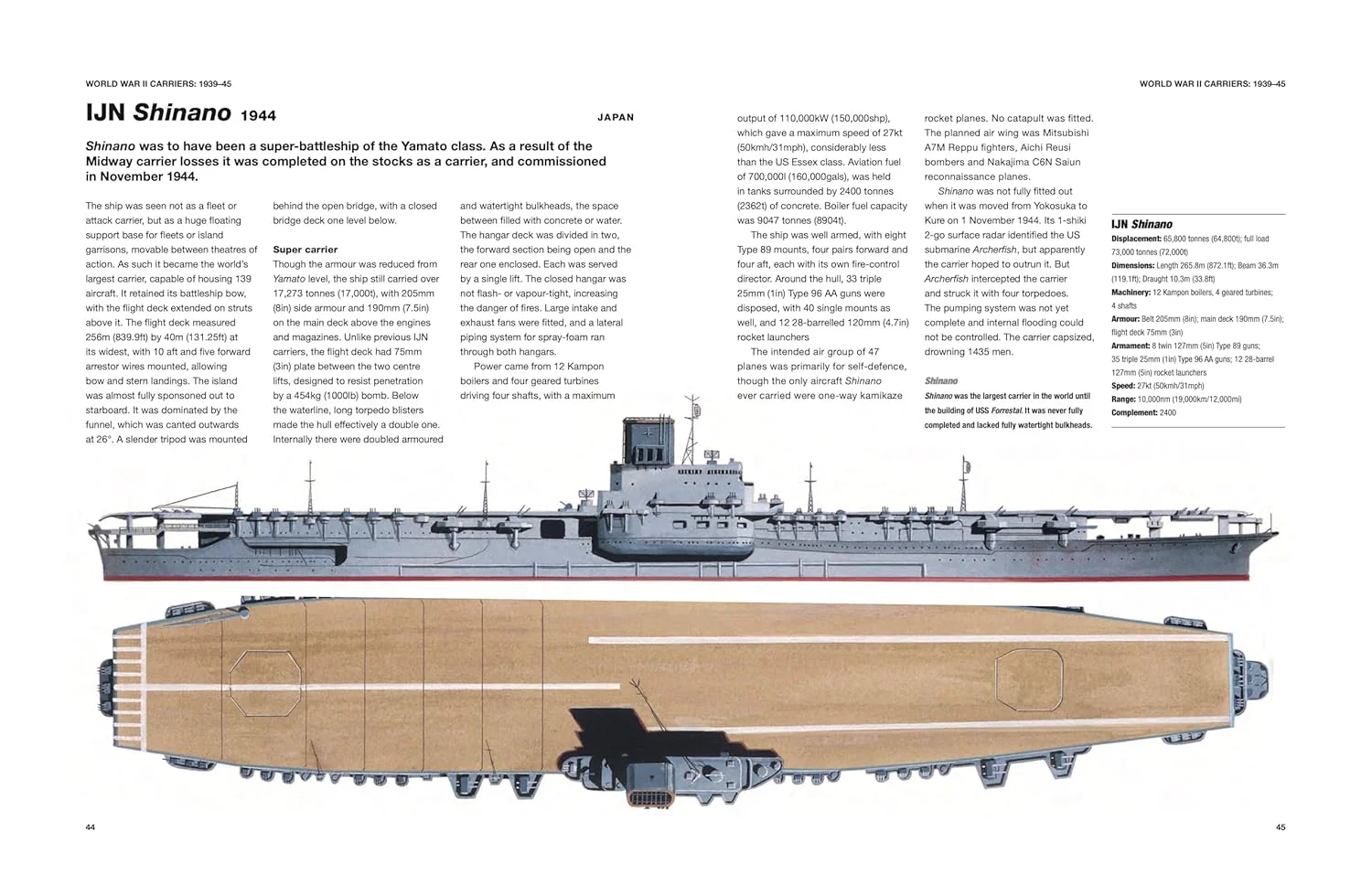 Aircraft Carriers: The World’s Greatest Carriers of the last 100 Years (Technical Guides) Hardcover - Image 3