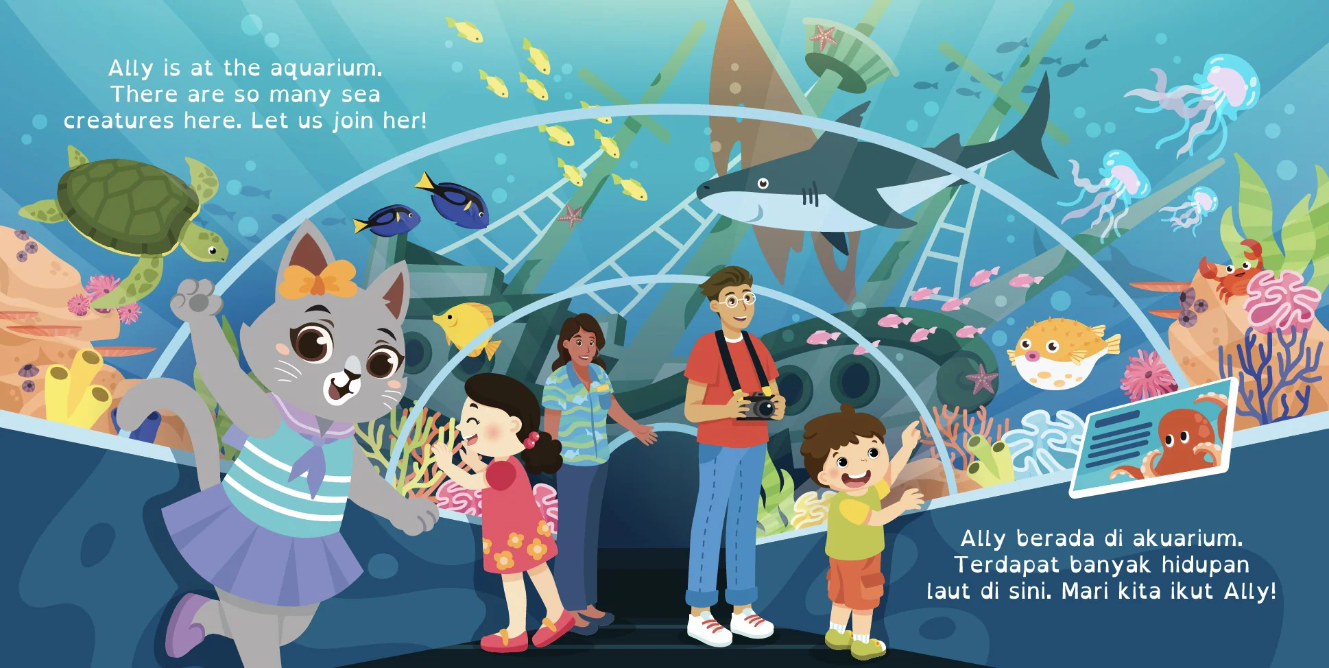 Ally at the Aquarium (Ally di Akuarium) - Image 2