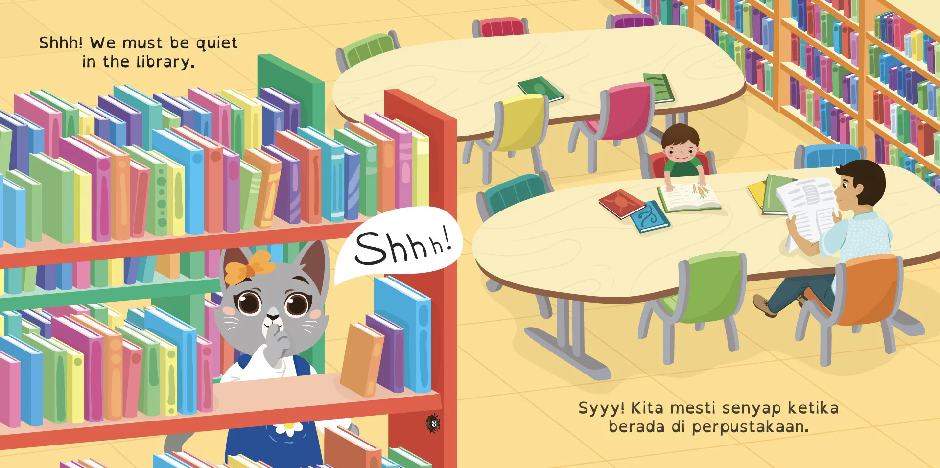Ally at the Library (Ally di Perpustakaan) - Image 3