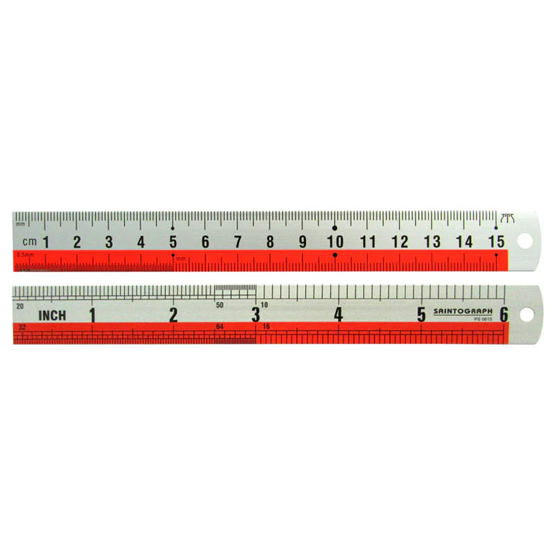 Aluminium Ruler 6"