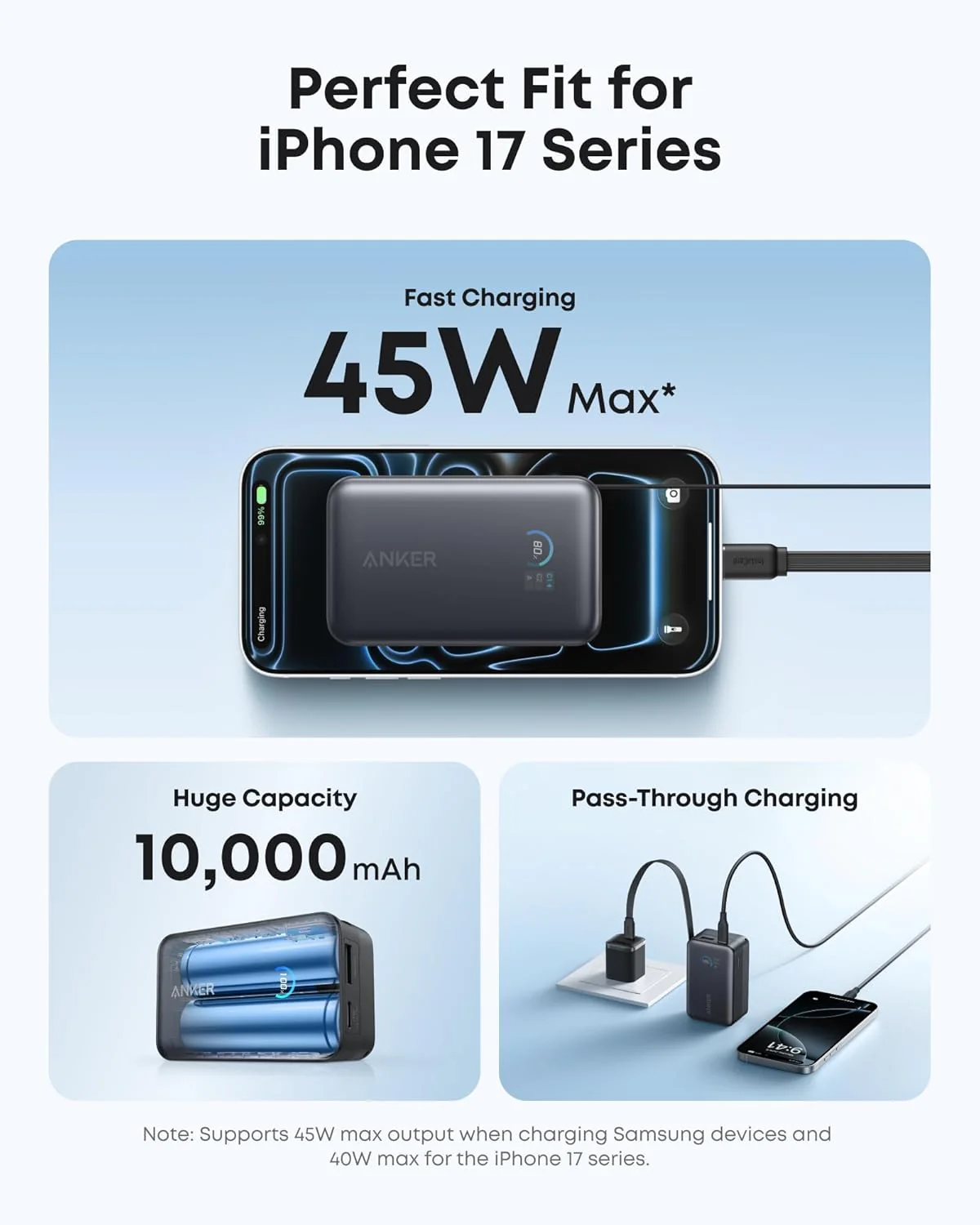 Anker Nano 10K 45W Power Bank with Retractable USB-C Cable - Image 4
