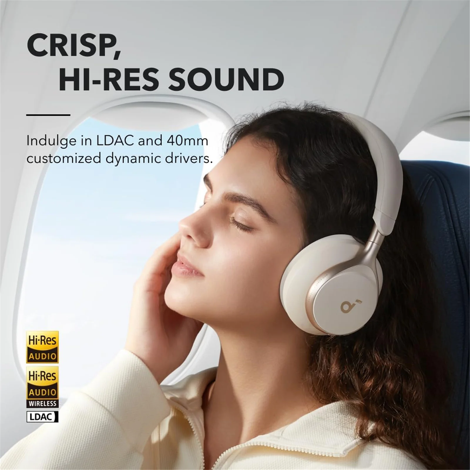 Soundcore Space One Headphone (White) - Image 3