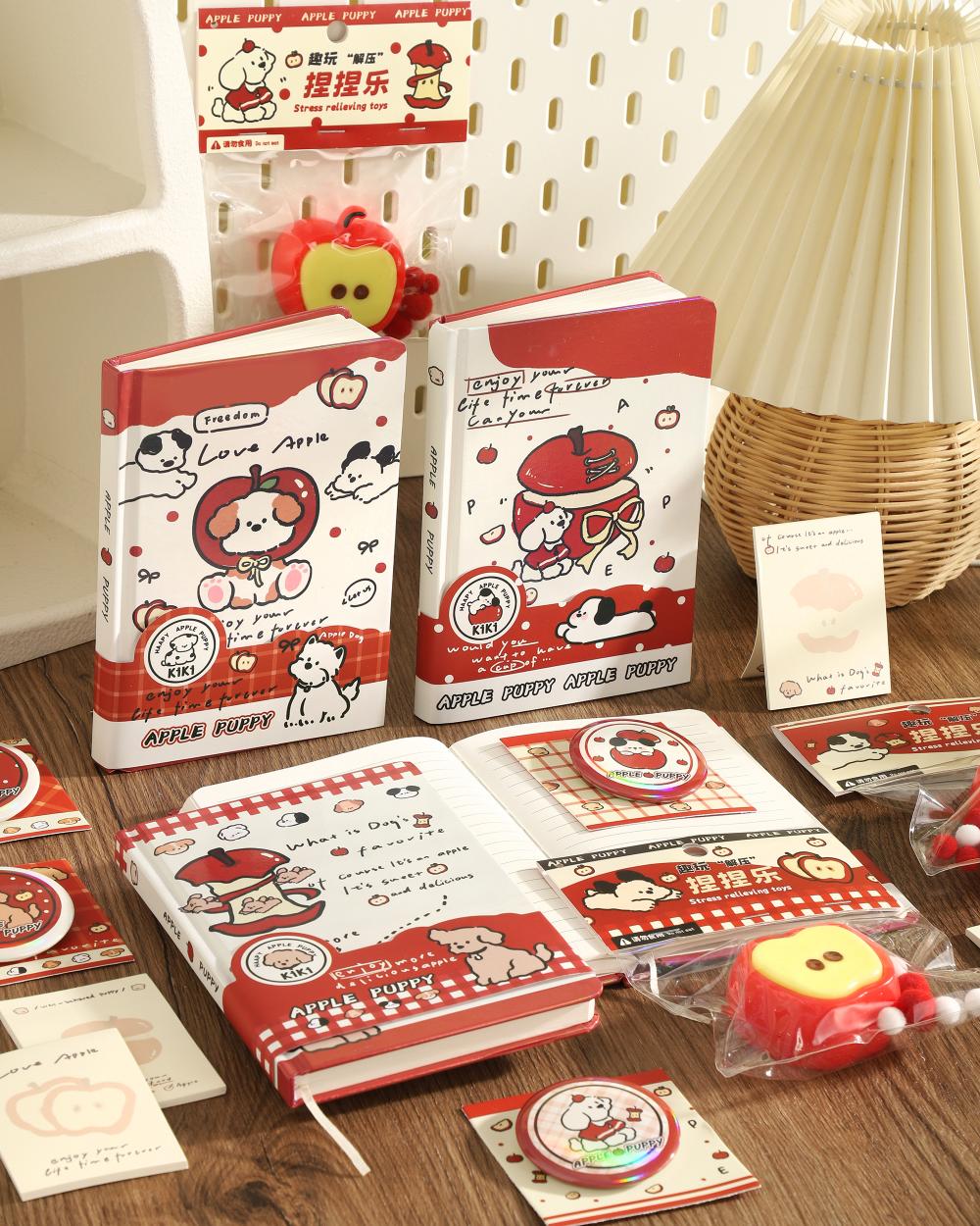 Apple Dog Staionery Gifts 4'S Set - Image 2