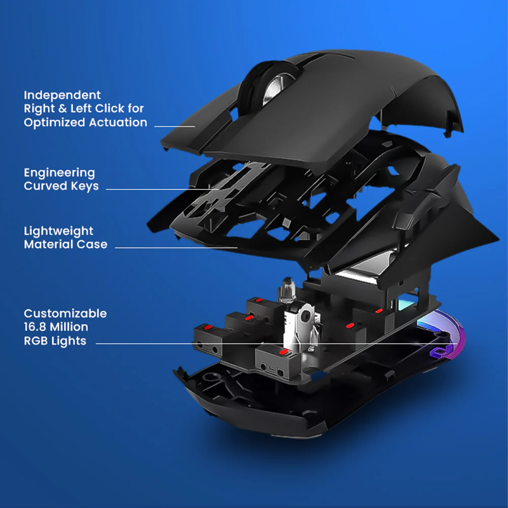 Armaggeddon Falcon V Stealth Gaming Mouse - Image 3