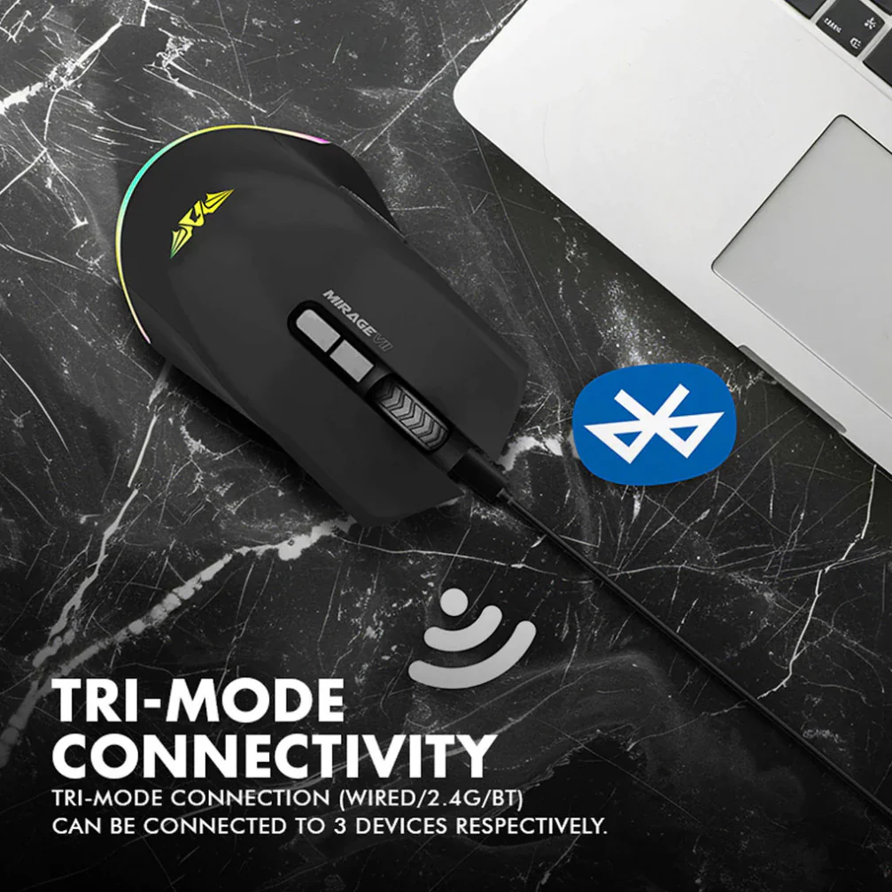 Armaggeddon Mirage-VII Gaming Mouse Black - Image 5