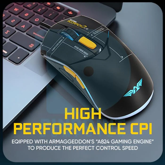 Armaggeddon Scorpion 3 Lite Gaming Mouse - Image 4