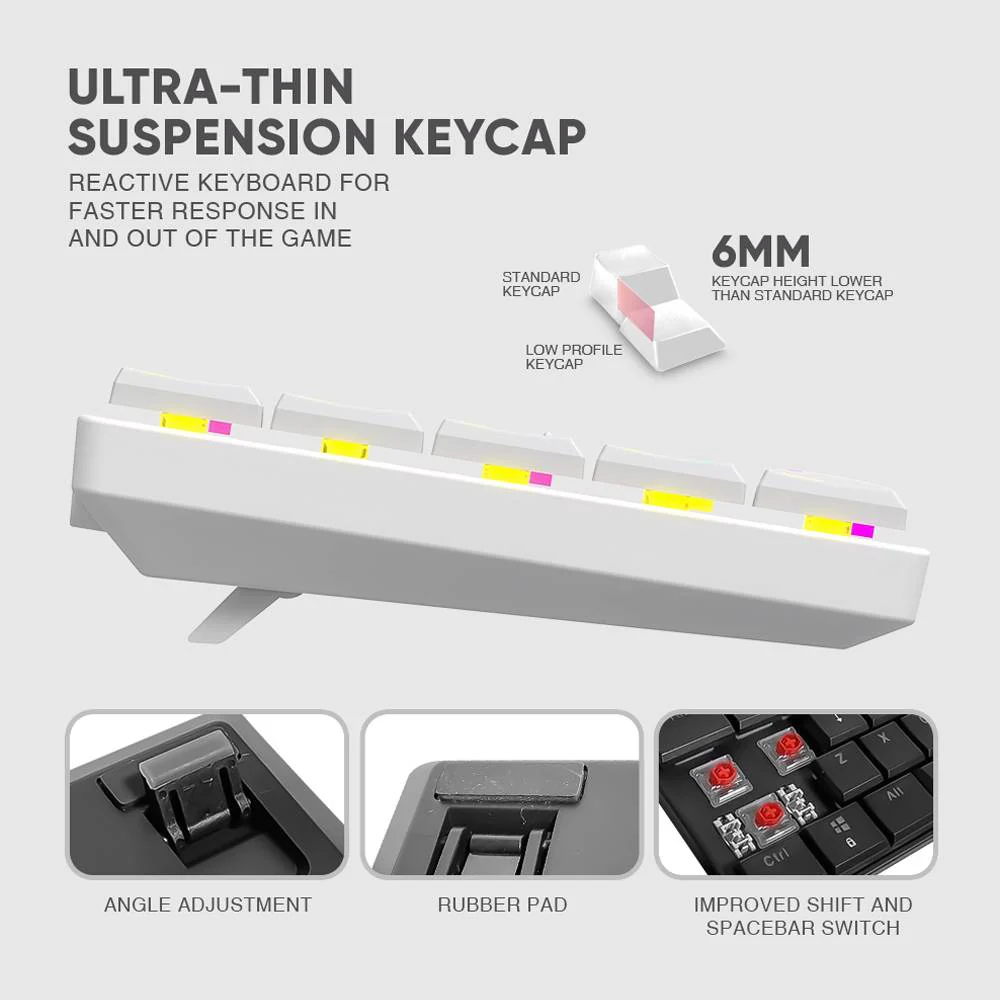 Armaggeddon SMK1C Modular Mechanical Keyboard (Clicky) - Image 2