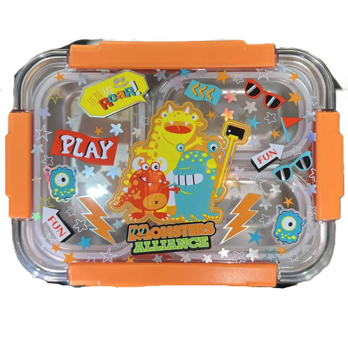 Assorted Stainless Steel Lunch Box U2086 - Image 4