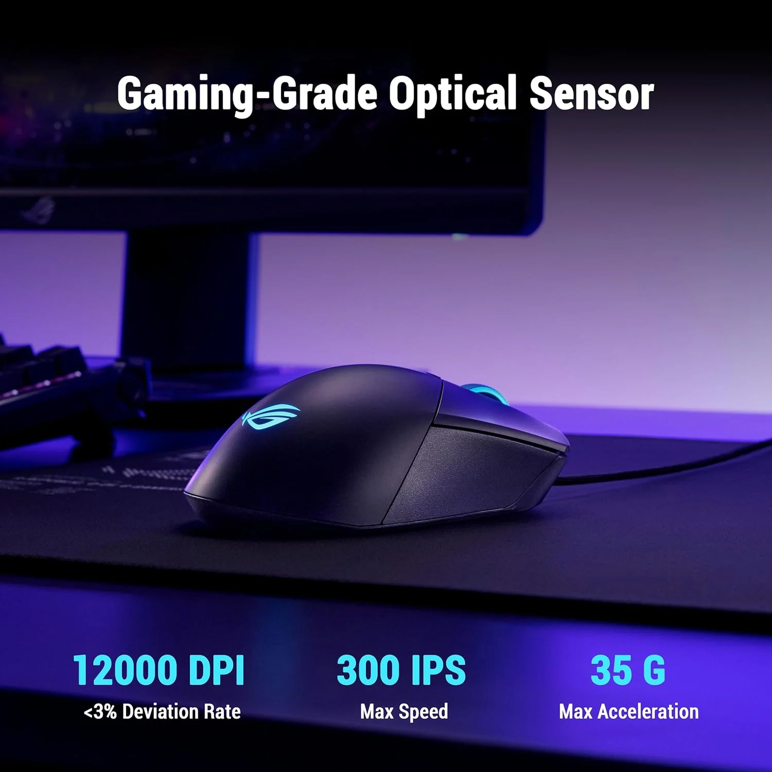 Asus ROG Gladius III Core Wired Gaming Mouse - Image 4