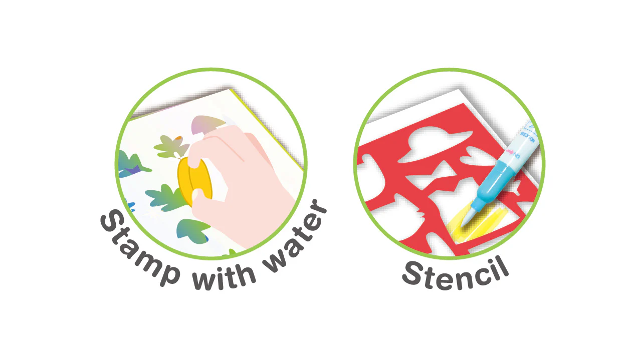 Avenir Magic Water Painting Animals 4in1 - Image 2
