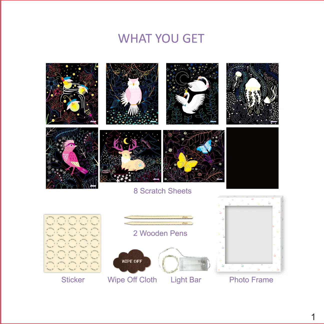 AVENIR SCRATCH CREATE YOUR OWN LIGHT BOX - Image 3