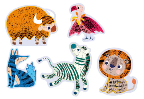 Avenir Scratch Favourite Animals - Image 4