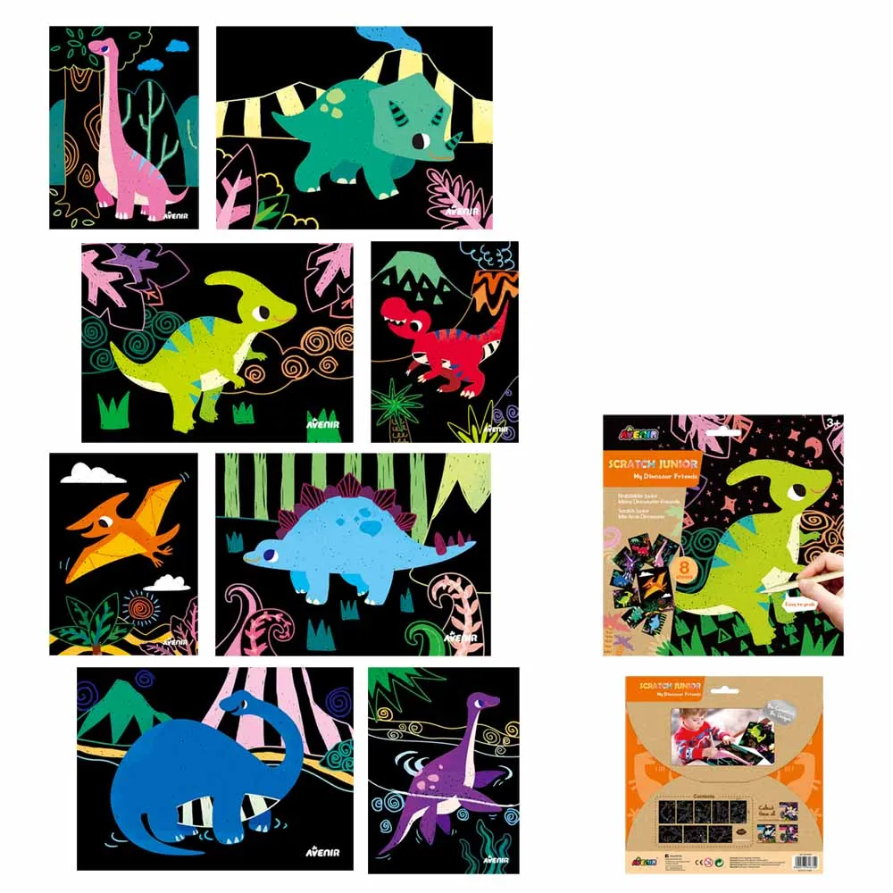 AVENIR SCRATCH JUNIOR MY DINO FRIENDS