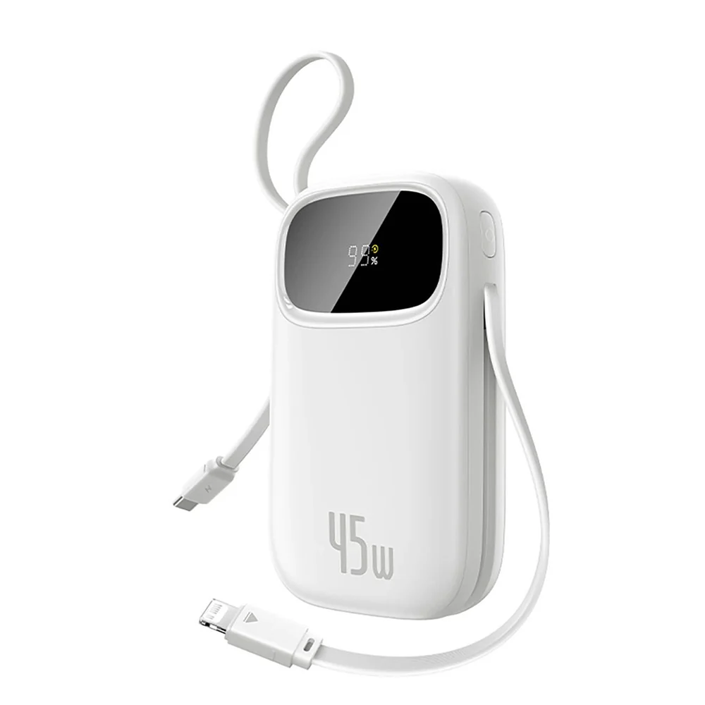 Baseus Powerbank EnerFill FC31 Qpow 3, 10000mAh, 45W, QC + PD, White