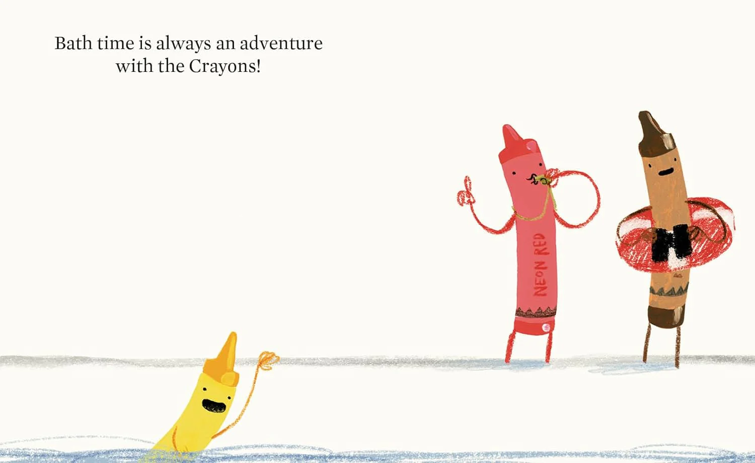 Bath Time for the Crayons (The Crayons Celebrate) (Hardcover – Picture Book) - Image 2