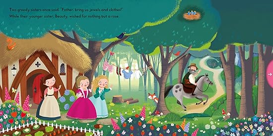 Beauty And The Beast: A Push, Pull, Slide Book (Campbell First Stories) – Board Book - Image 2