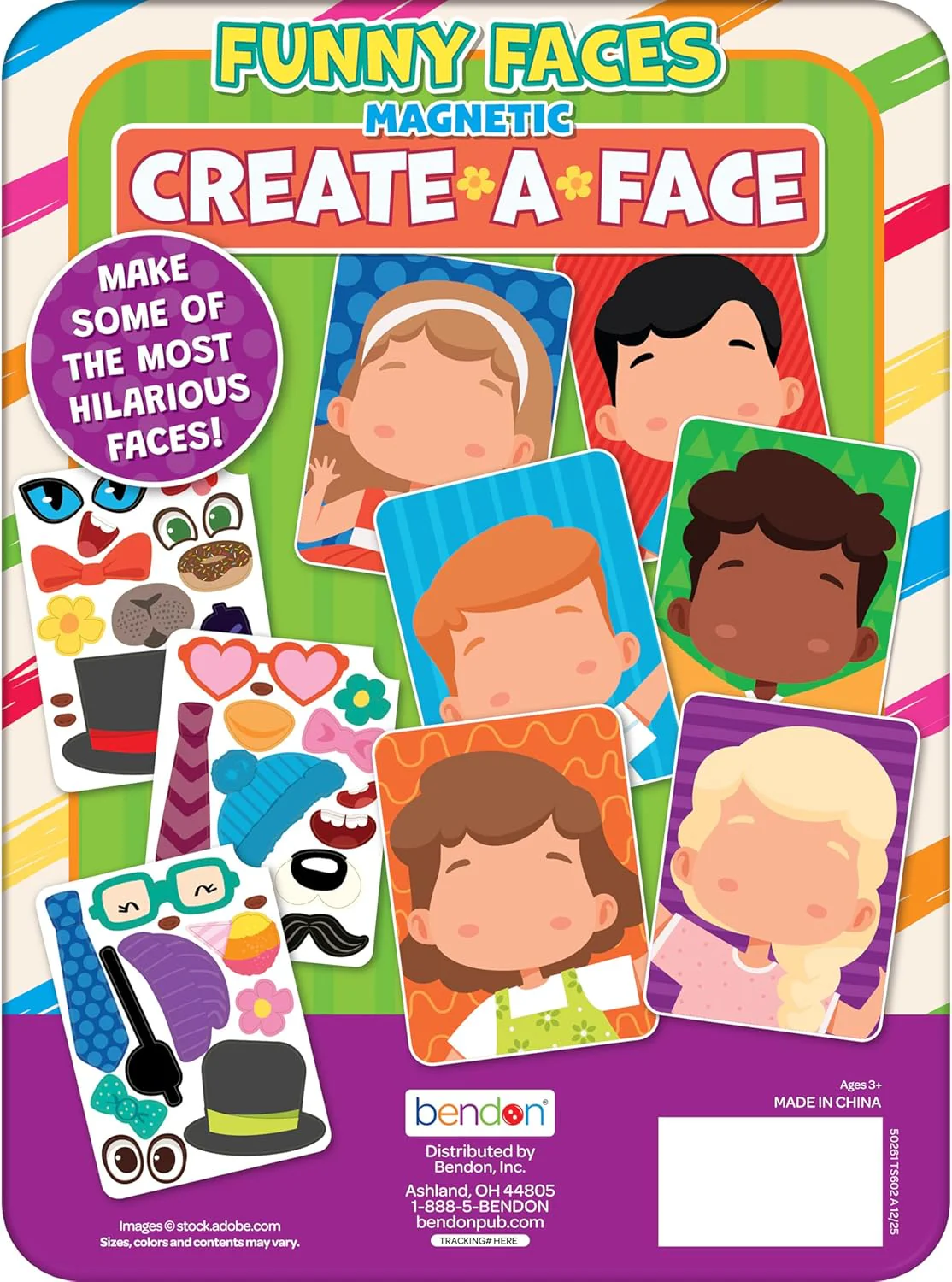 BENDON FUNNY FACES MAGNETIC CREATE A FACE - Image 2