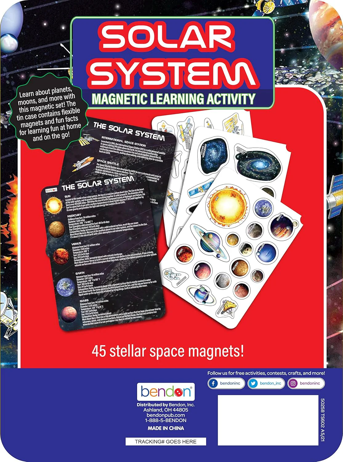 BENDON SOLAR SYSTEM SPACE MAGNET - Image 2