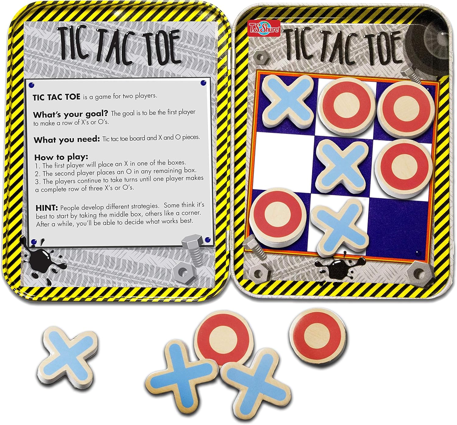 BENDON TIC TAC TOE MAGNETIC GAME TIN - Image 4
