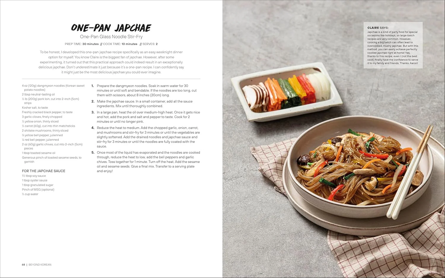 Beyond Korean: Easy Recipes for Korean, Japanese, and Chinese Favorites (Hardcover) - Image 3