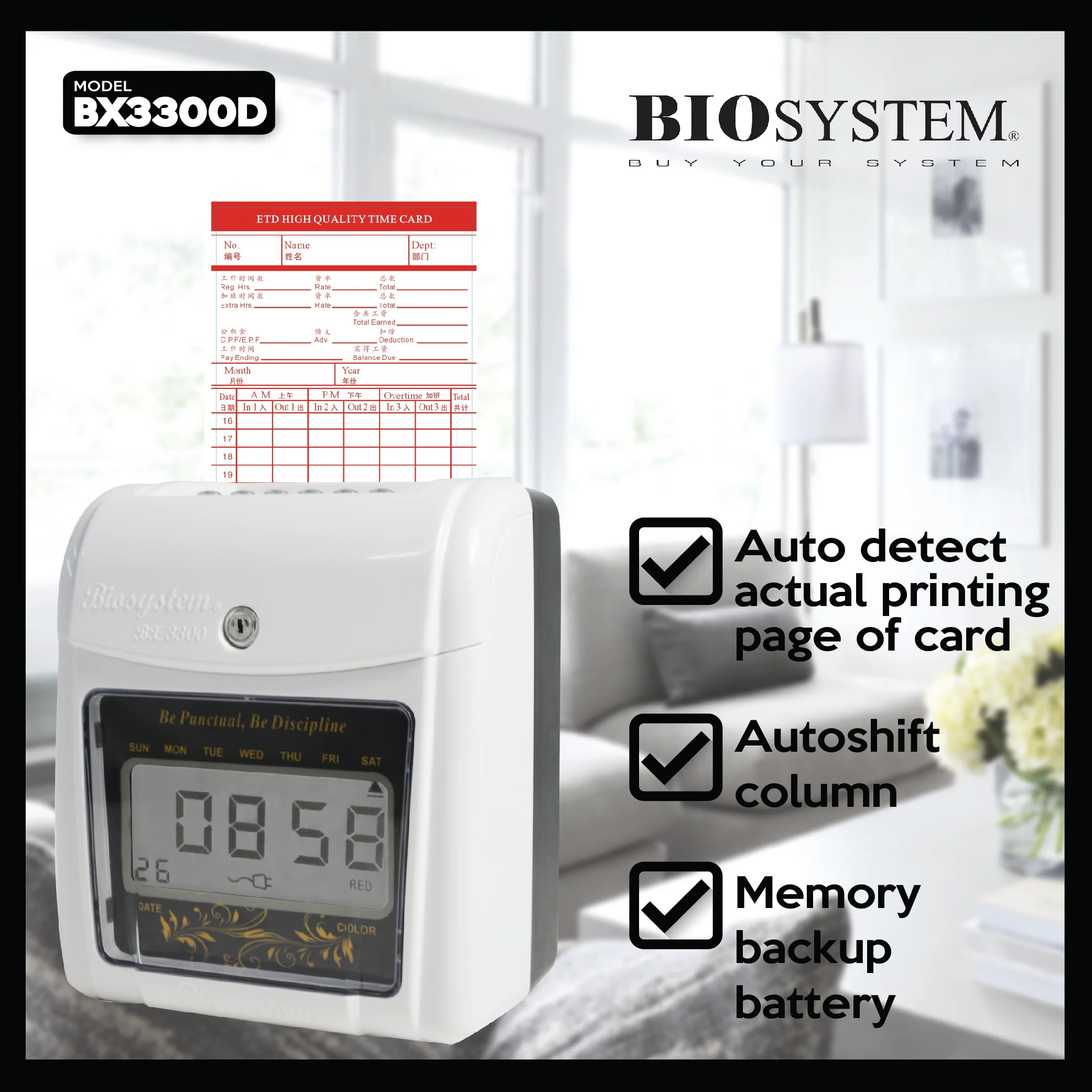 Biosystem Time Recorder - Image 5