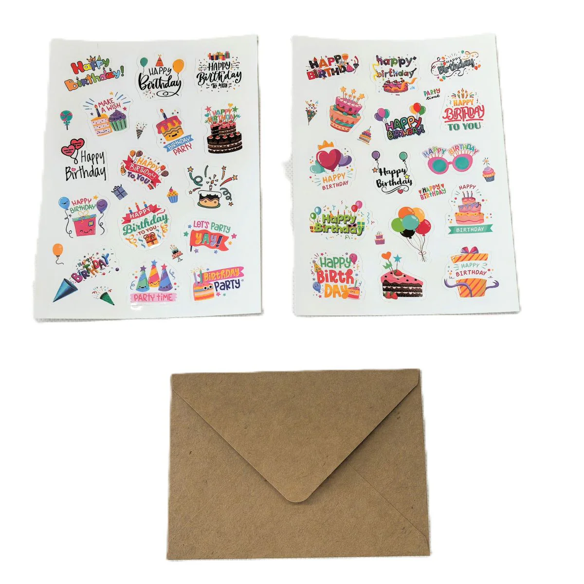 Birthday Embross Card 20P/Set - Image 4