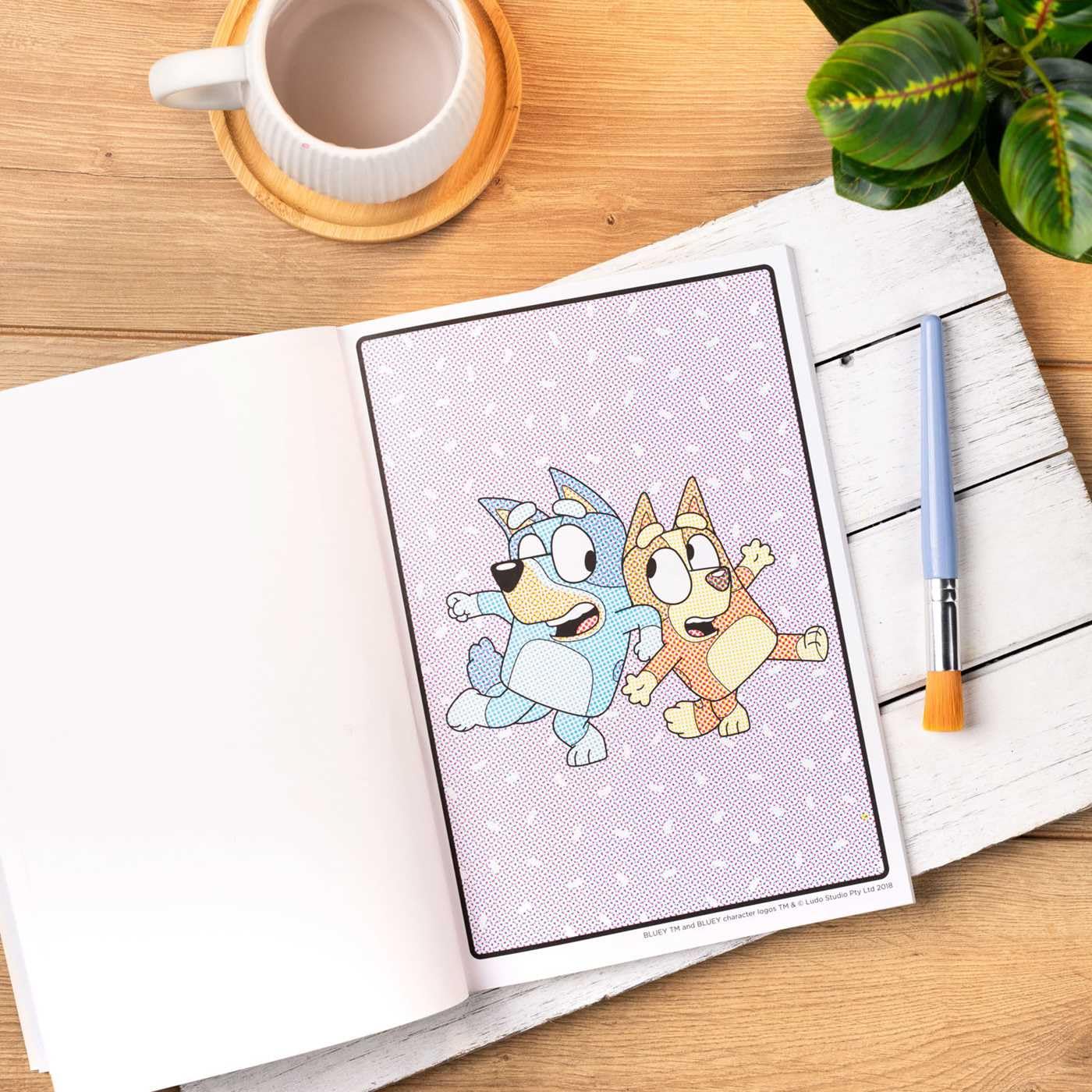 Bluey Colortivity: My First Painting (Color & Activity with Paint) - Paperback - Image 2