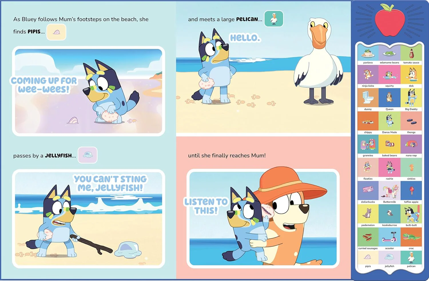 Bluey: Wackadoo! Bluey Words and Sounds Sound Book (Hardcover – Sound Book) - Image 2