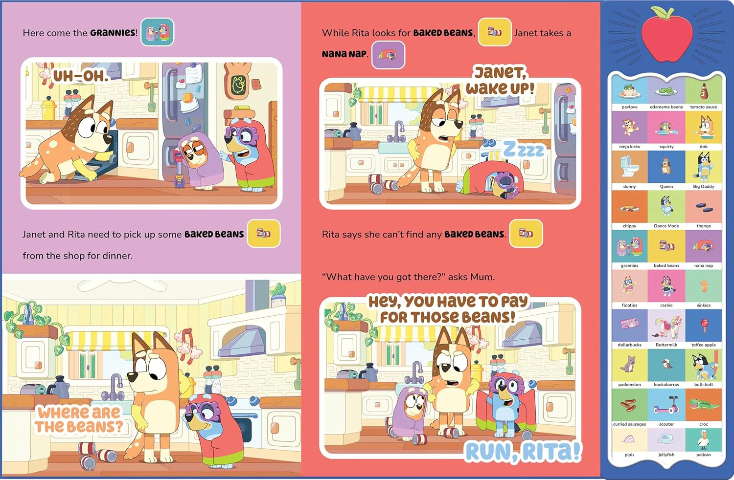 Bluey: Wackadoo! Bluey Words and Sounds Sound Book (Hardcover – Sound Book) - Image 3