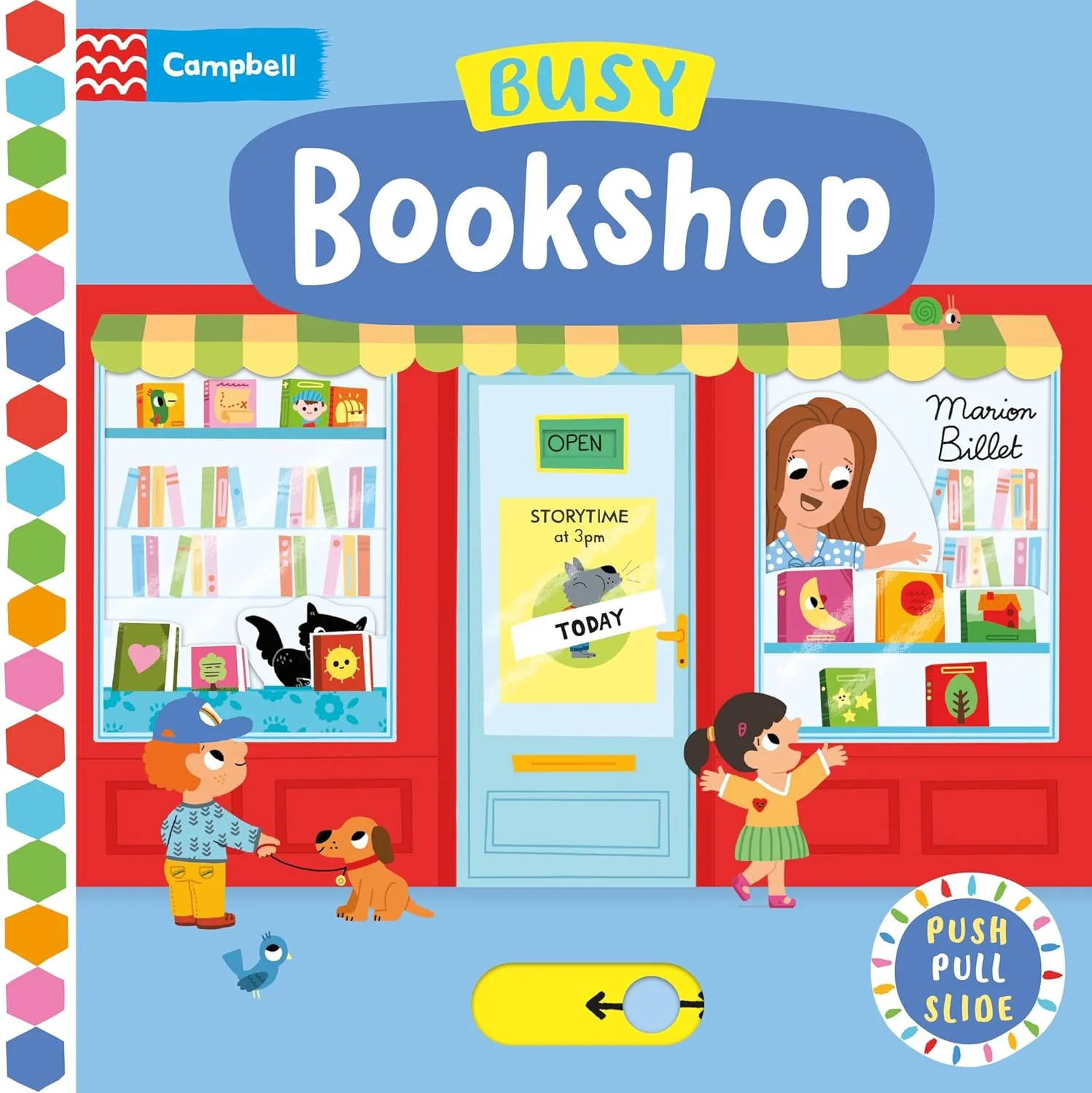 Busy Bookshop: A Push, Pull, Slide