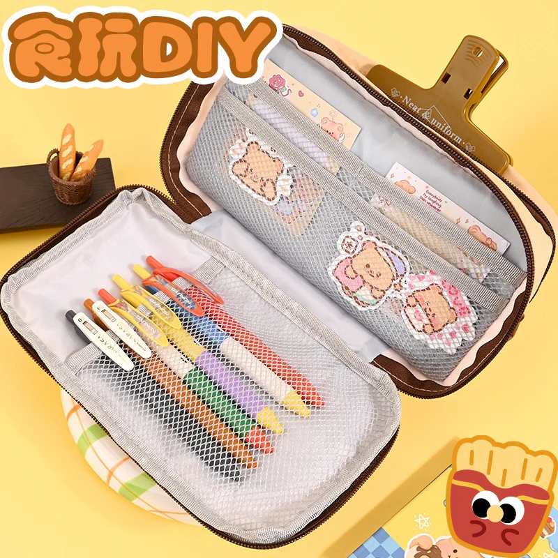 Canvas Pencil Case With 3 Patchs 2503 - Image 4