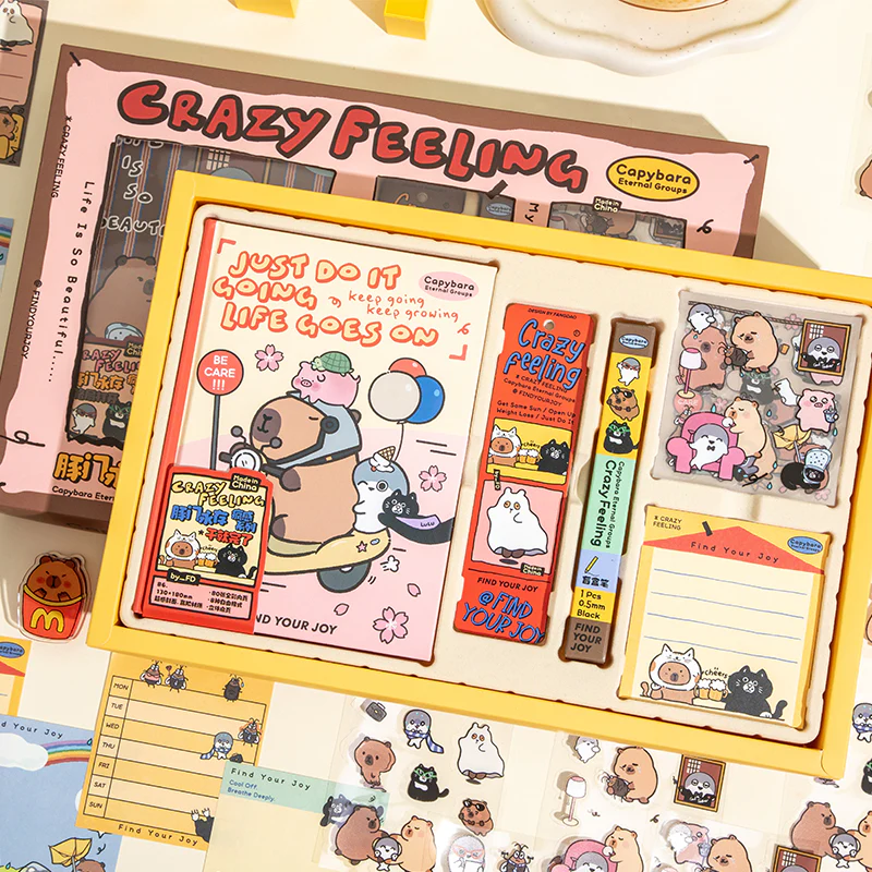 Capybara Stationery 5'S Gifts Set - Image 2