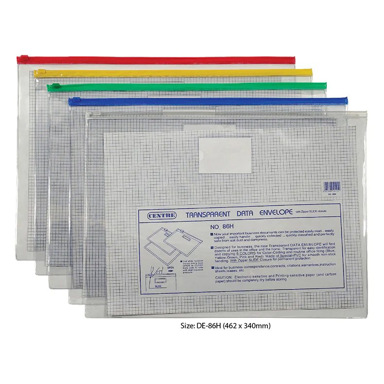 Centre Pvc Zip Bag A3